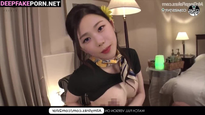 Oily sex exercises with pretty brunette Karina (카리나 에스파) pov face swap