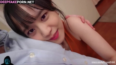 Brunette jumped on a cock after romantic fingering / 지수 블랙핑크 Jisoo A.I.