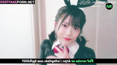 Sexy rabbit wanna cumshot in mouth - fake Hanni (ニュージーンズ セックステープ)