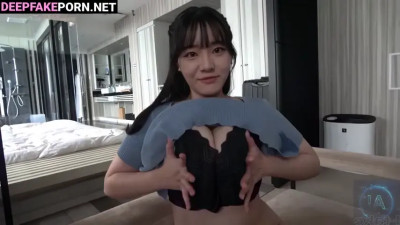 Busty YouTube star Chodan (쵸단 섹스 테이프) deflowered her fan - pov sex scenes
